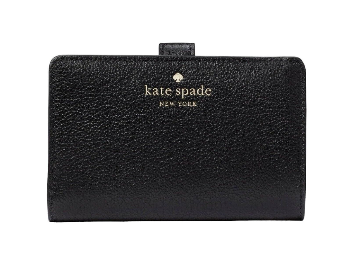 kate spade new york Medium Bifold Compact Wallet (Black)