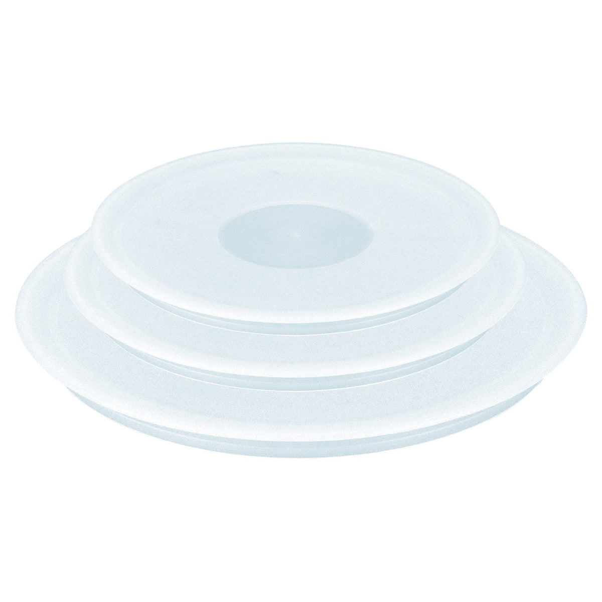 Tefal L9019222 Ingenio Plastic Lids (Set of 3) - White, 16/18/20 cm
