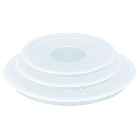 Tefal L9019222 Ingenio Plastic Lids (Set of 3) - White, 16/18/20 cm