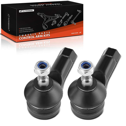 A-Premium 2 x Front Outer Tie Rod Ends, Compatible with Mitsubishi Lancer 2008-2015, Eclipse 2006-2012, Galant 2004-2012, Endeavor 2004-2008/2010-2011