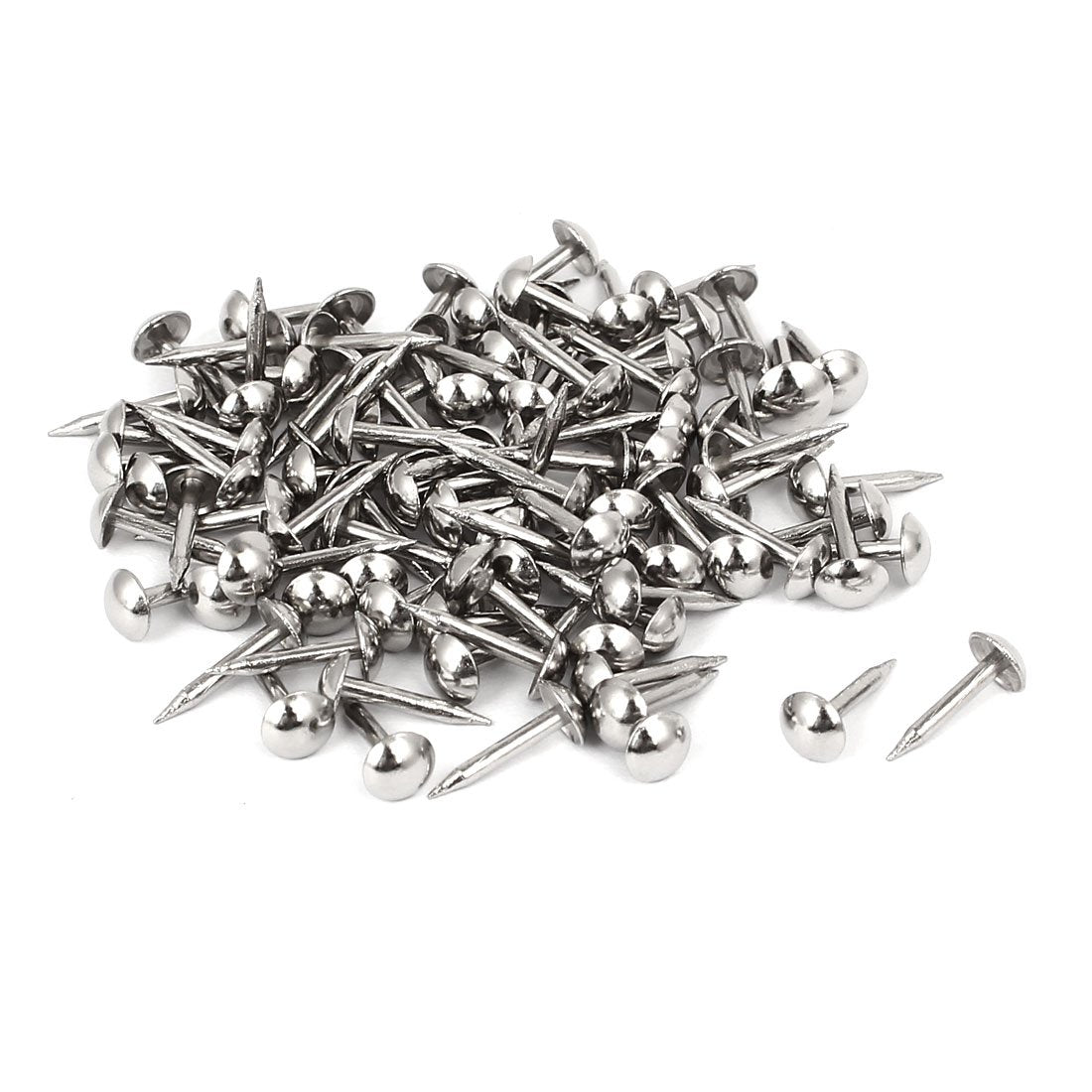 Aexit Home Furniture Upholstery Thumb Tack Nail Push Pin Silver Tone 5mm x 12mm 100pcs (6126aadadb8cb833cac4c5dd1fa4b164)