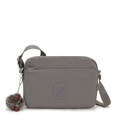 Kipling Women's Damian Up Crossbody Bag, Cool Grey Tonal, 9.5''L x 6.75''H x 2''D