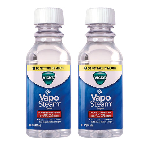 Vicks VAPOSTEAM 8OZ Twin Pack