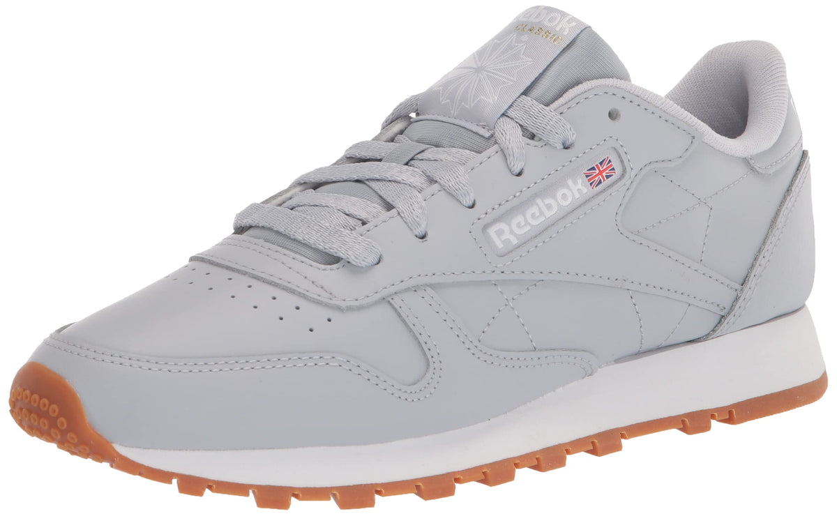Reebok womens Classic Leather Sneaker, Reefresh Cold Grey/White, 7.5 US