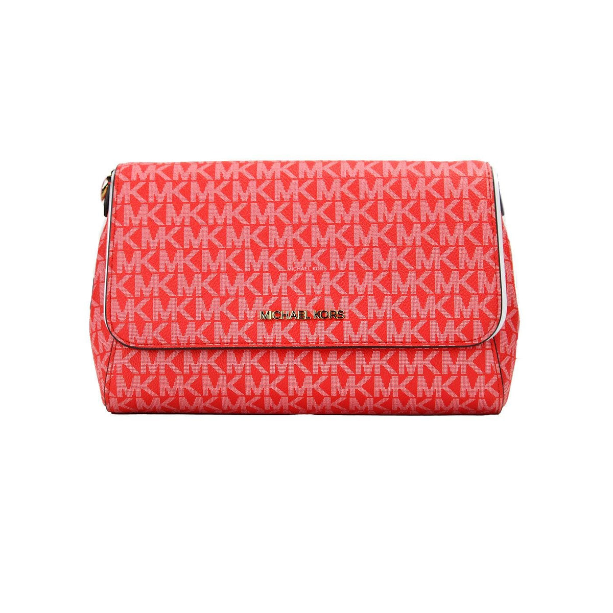 Michael Kors Medium Logo Convertible Crossbody Bag (Dark Sangoria)