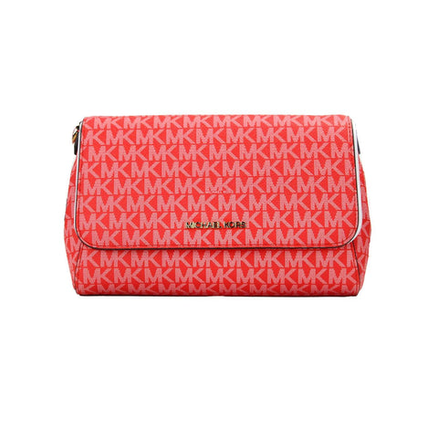 Michael Kors Medium Logo Convertible Crossbody Bag (Dark Sangoria)