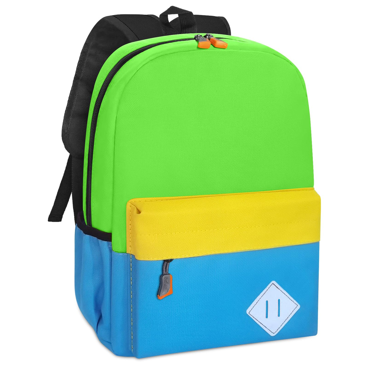 Little Kids Backpack for Girls Boys - Toddler Preschool Backpack School Bag Cute Kindergarten Backpack for Aged 3-8, Green Blue