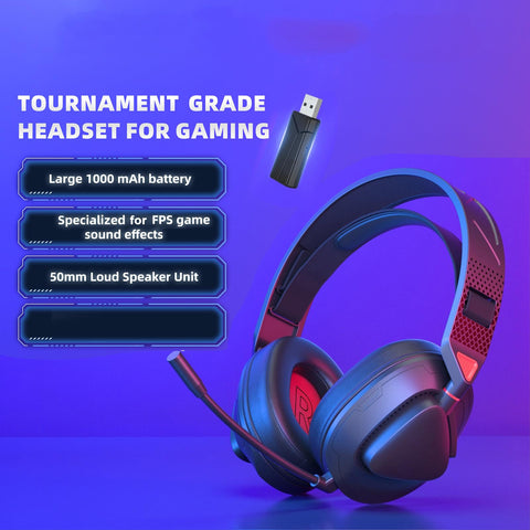 Gaming Headphones, Multifunctional Buttons Wired Gaming Headphones 4 Modes for Computer (Black Red)