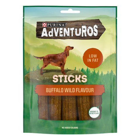 PURINA Adventuros | Sticks Dog Treats Buffalo Flavour 120g