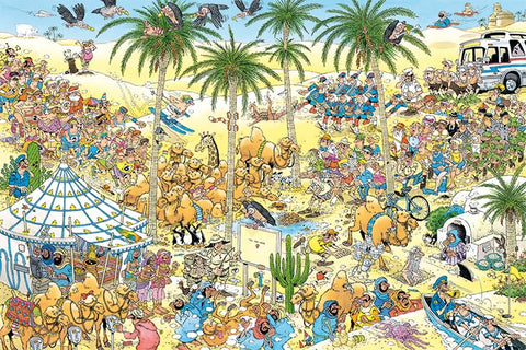 Jumbo Jan Van Haasteren The Oasis Jigsaw Puzzle (1500 Piece)