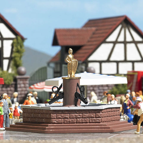 Busch 7728 Marketplace Fountain HO Scenery Scale Model Scenery
