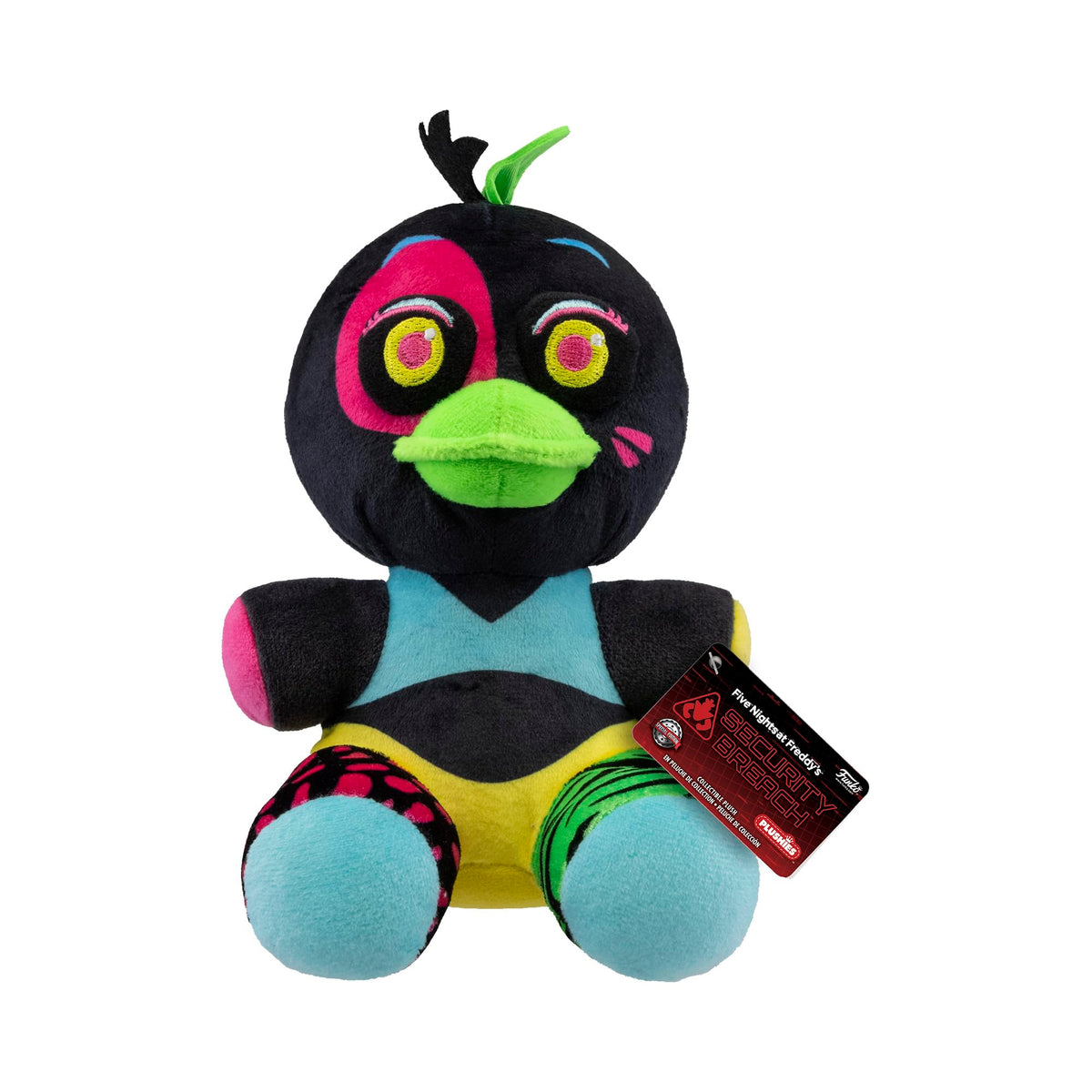 Funko Plush: Five Nights at Freddy's (FNAF) 's - Moon Man - (Five Nights at Freddy's (FNAF)) Security-7" Chica - Collectable Soft Toy - Birthday Gift Idea - Official Merchandise - Stuffed