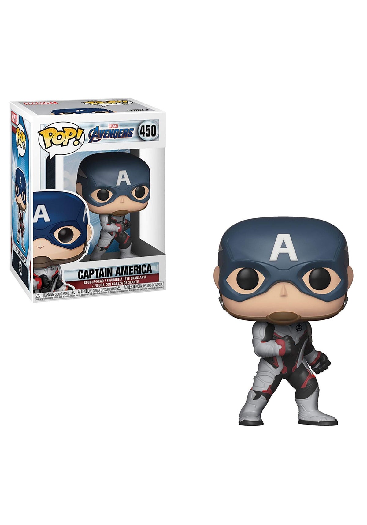 Funko POP!: Marvel Avengers Endgame: Captain America - Collectible Vinyl Figure - Gift Idea - Official Merchandise - for Kids & Adults - Movies Fans - Model Figure for Collectors and Display