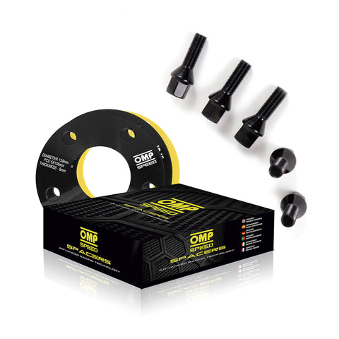 Omp Speed Spacers Set 10 mm 5X100/5X112 57.1, M14X1.5 Conic and M14X1.5 Ball