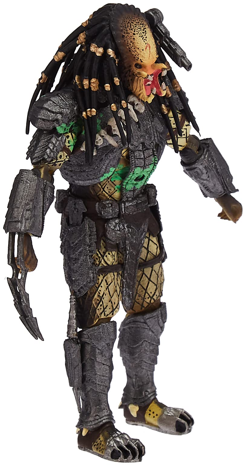 Hiya Toys Alien vs. Predator: Final Battle Damage Scar Predator 1:18 Scale Action Figure, Multicolor