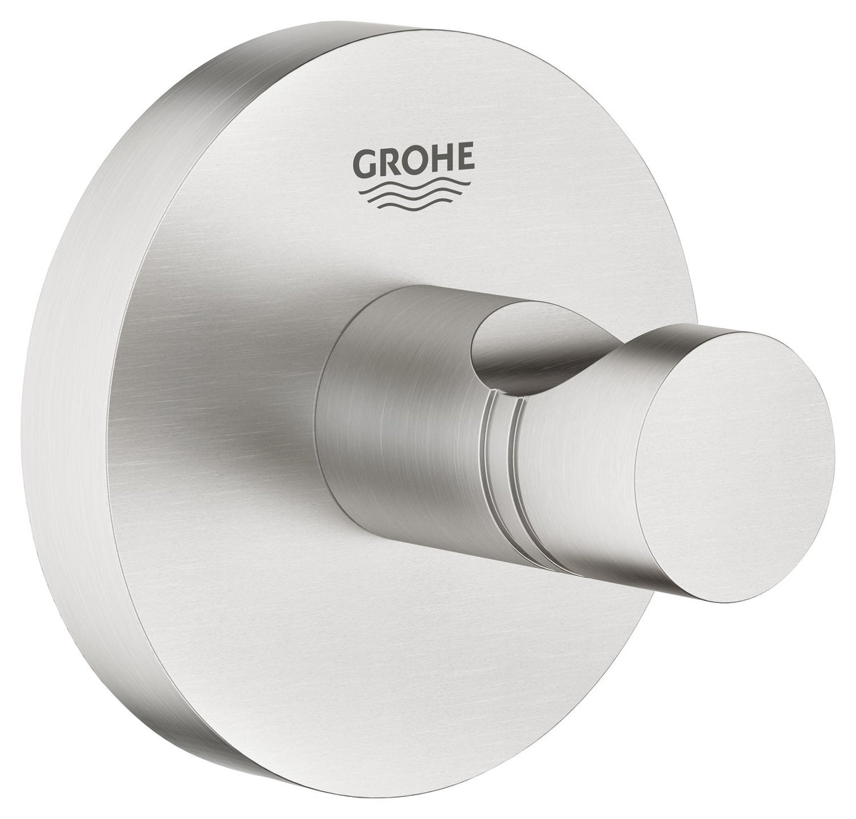 GROHE 40364DC1 Super Steel Essentials Robe Hook, Silver