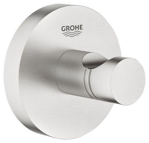 GROHE 40364DC1 Super Steel Essentials Robe Hook, Silver