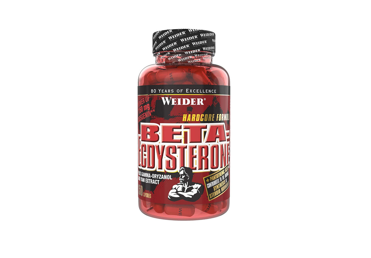 Weider Beta-Ecdysterone, Highly Concentrate Spinach Extract, Build Muscle & Recover Fast, 150 Capsules