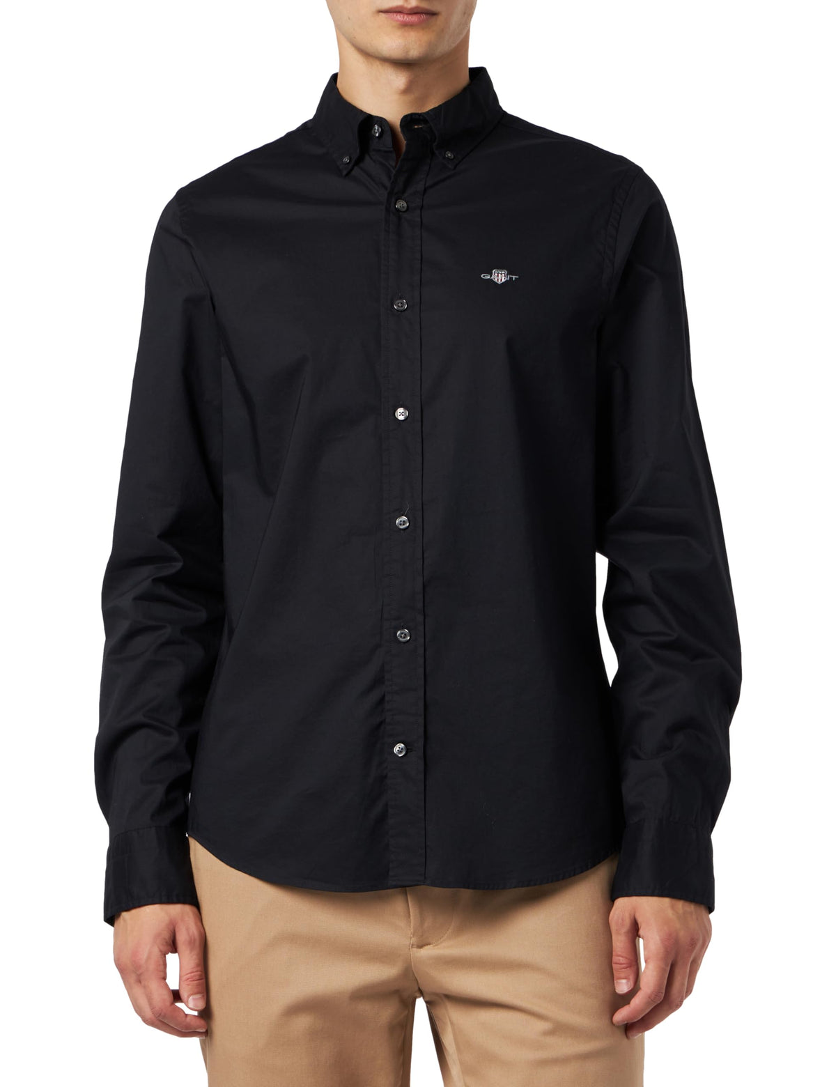 GANT Men's Slim POPLIN Shirt Dress, White, 4XL