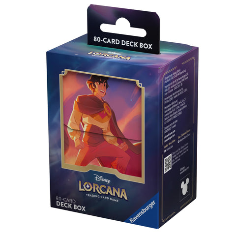 Ravensburger Disney Lorcana TCG: Shimmering Skies Deck Box - Aladdin for Ages 8 and Up