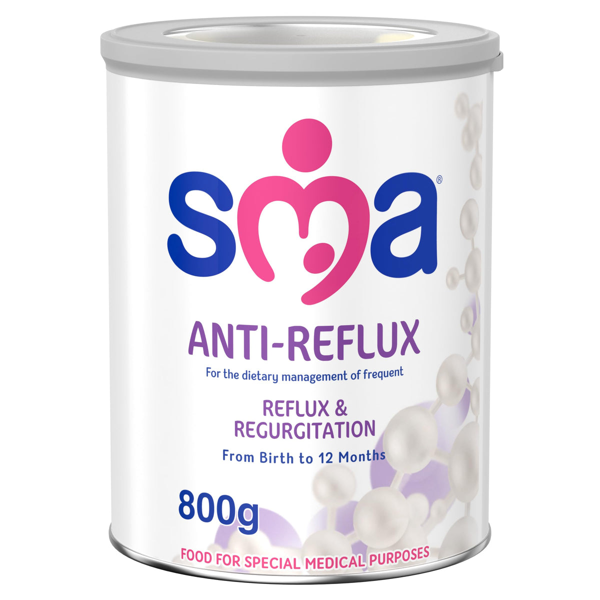 SMA Anti Reflux Baby Milk Powder Formula, From Birth, 800g (Pack of 1)