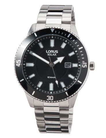 Lorus Men's Analogue Quartz Stainless Steel Watch RX311AX9, Waterproof with Light Coating