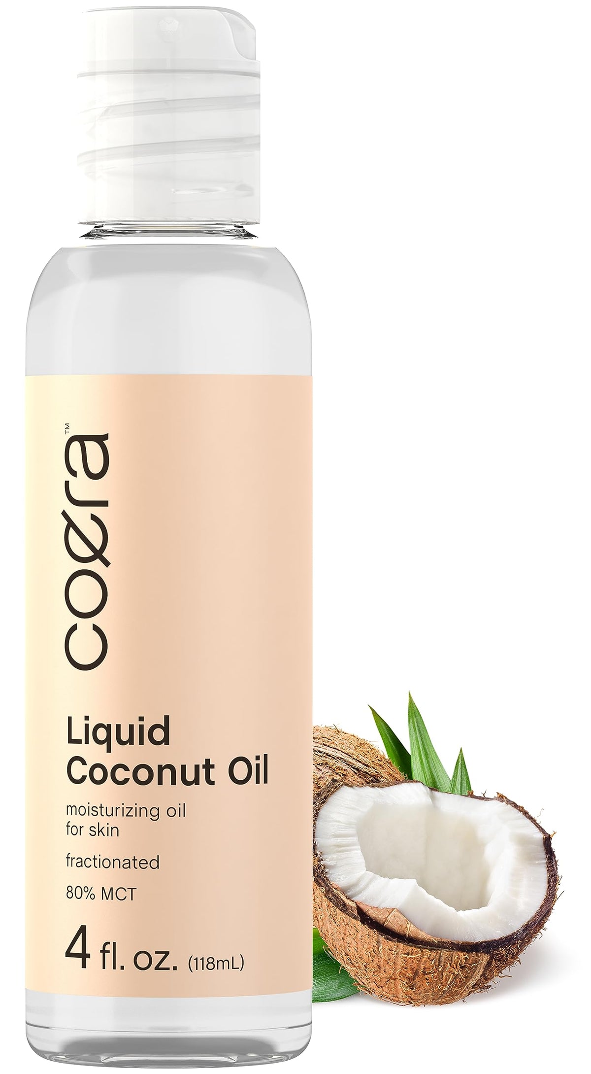 HorbÃ¤ach Fractionated Coconut Oil | 4 fl oz | Liquid Moisturizing Oil for Skin | Free of Parabens, SLS & Fragrances | Coera