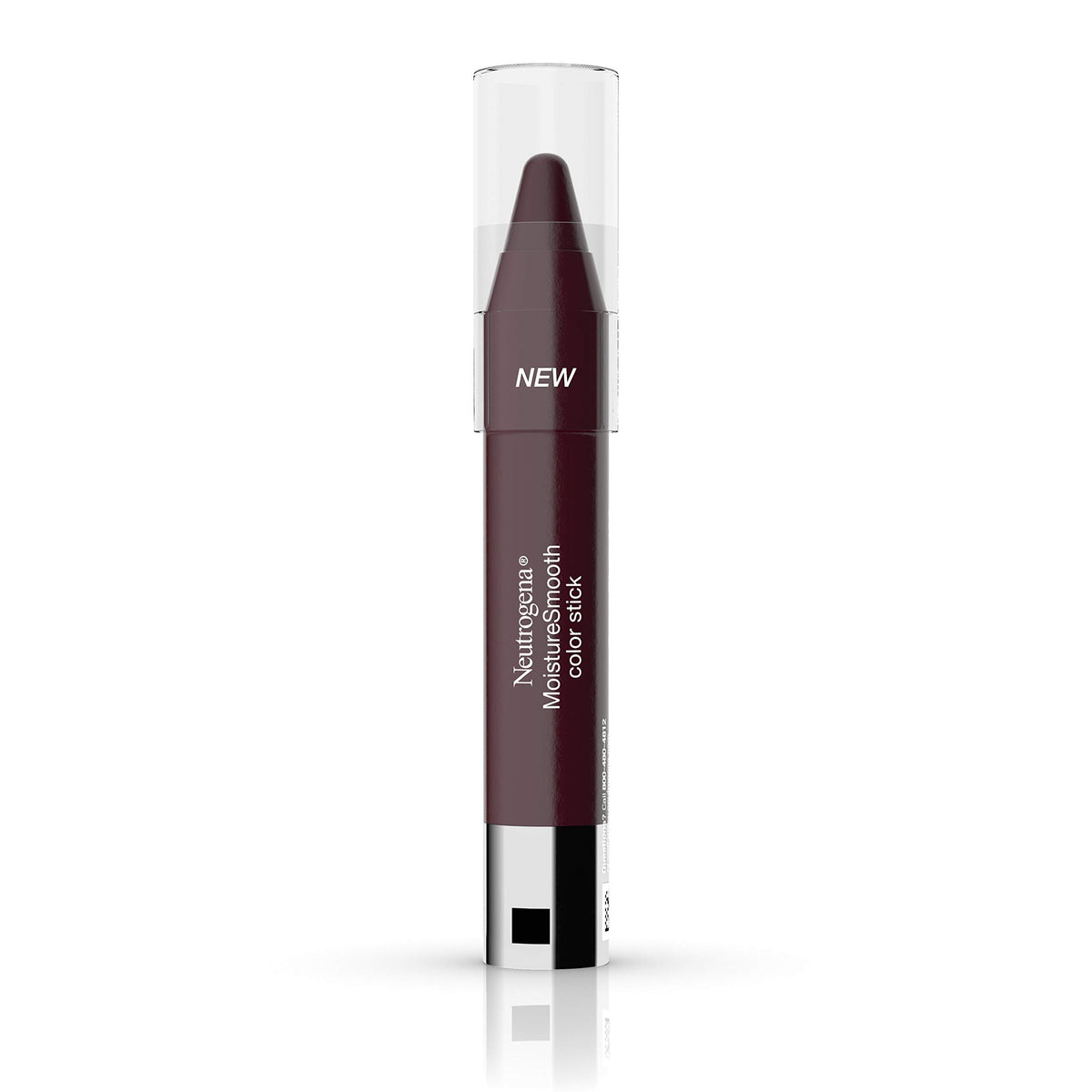 Neutrogena Moisturesmooth Color Lip Stick, 180 Deep Plum, .011 Oz. (Pack of 36)