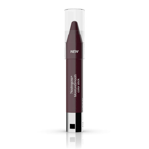 Neutrogena Moisturesmooth Color Lip Stick, 180 Deep Plum, .011 Oz. (Pack of 36)