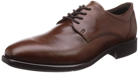ECCO Men's CITYTRAY Plain Toe Tie Oxford, Brown (COGNAC), 5 US medium
