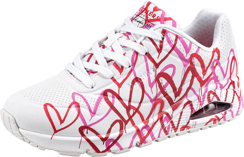 Skechers UNO - Spread The Love Women's Sneakers, WRPK, 23.0 cm
