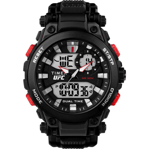 Timex Men's Analogue-Digital Quartz Watch with Plastic Strap TW5M52800