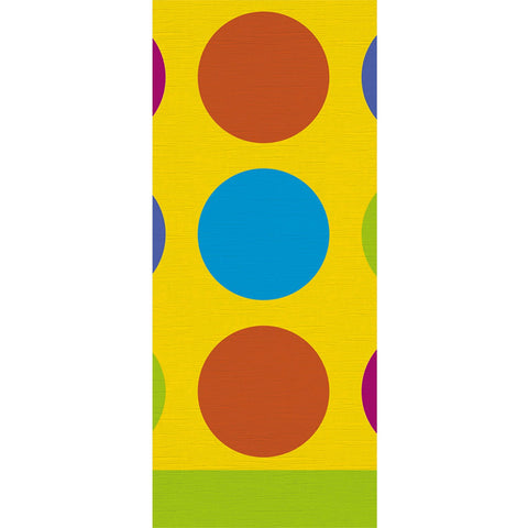 Birthday Fun Dots Table Cover (1 per package)
