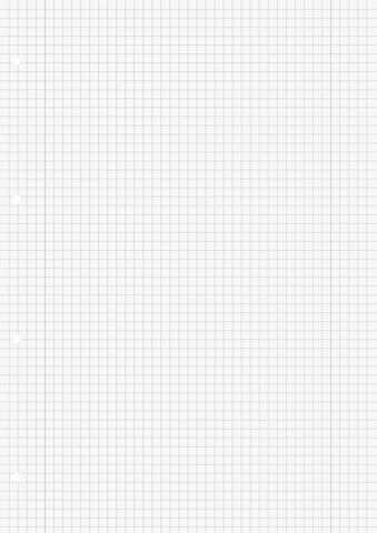 Brunnen 1066948 Ring Binder Inserts A4 (Squared with Margines, Line Style 28, 100 Sheets, 70 g/m²), White