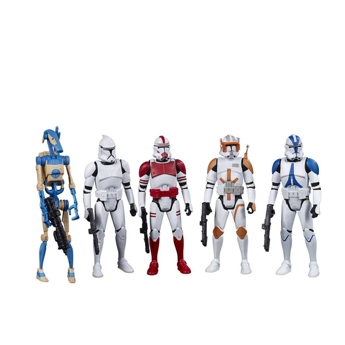 STAR WARS Celebrate The Saga Toys Galactic Republic Figure Set, 3.75-Inch-Scale Collectible Action Figure 5-Pack for Kids Ages 4 and Up