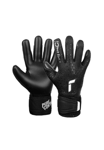 Reusch Pure Contact Infinity Junior Children's Goalkeeper Gloves Black 6