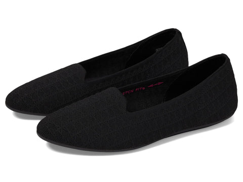 SKECHERS Women's Cleo 2.0-Look at You Ballet Flat, Black, 7