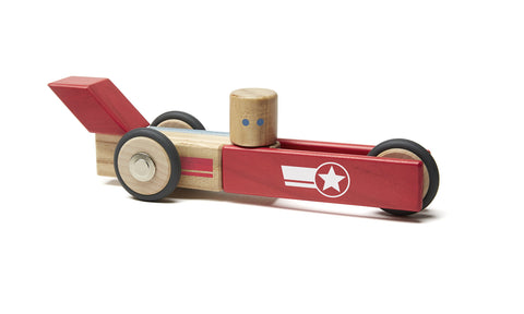 Tegu Daredevil Magnetic Wooden Block Set, 1-99 years old, 12 pieces