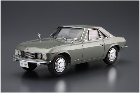 Aoshima Bunka Kyozai 1/24 The Model Car Series No. 66 Nissan CSP311 Sylvia 1966 Plastic Model