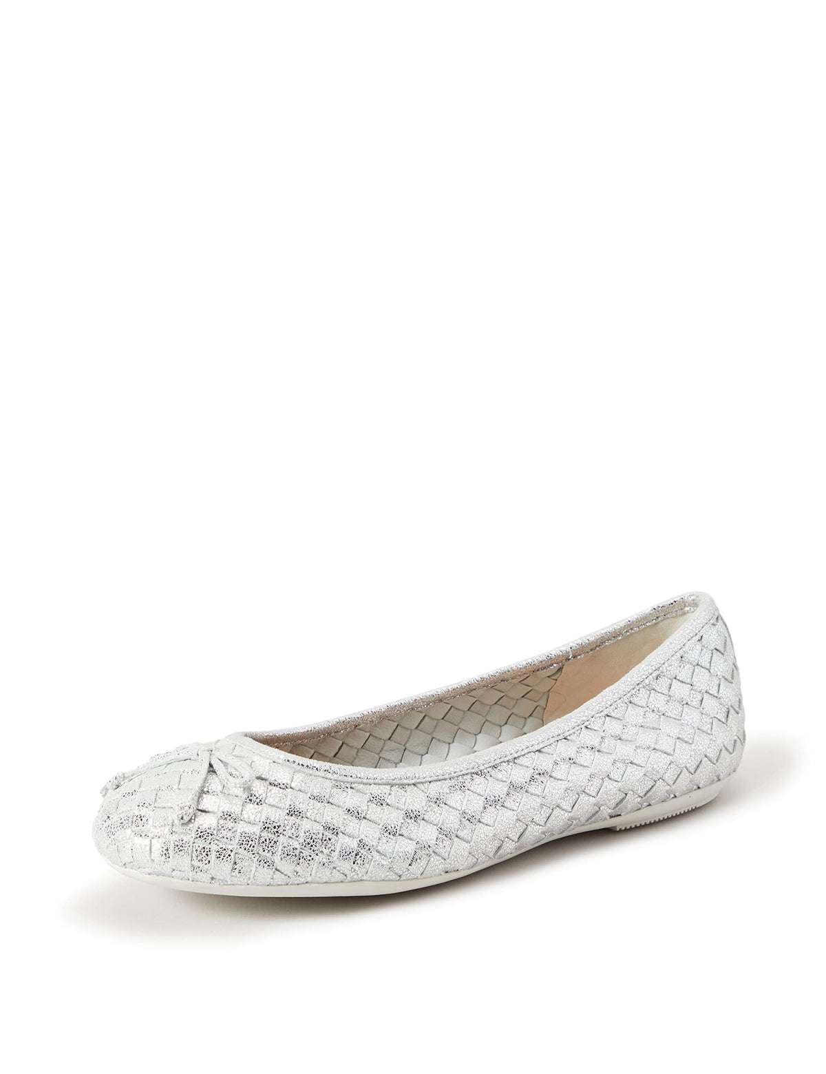 Geox Women's Flats, Silver, 8