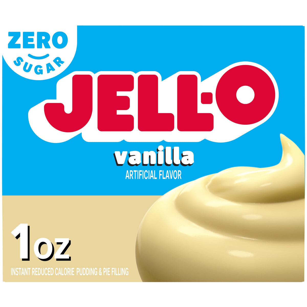 Jello Instant Vanilla Pudding Mix Sugar Free 28g