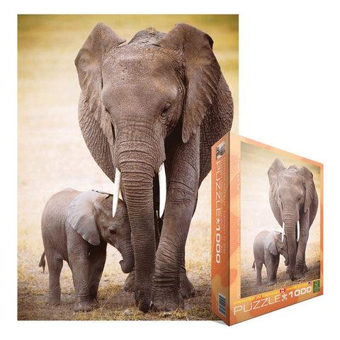 Eurographics Jigsaw Puzzle 1000 Pieces, Elephant And Baby