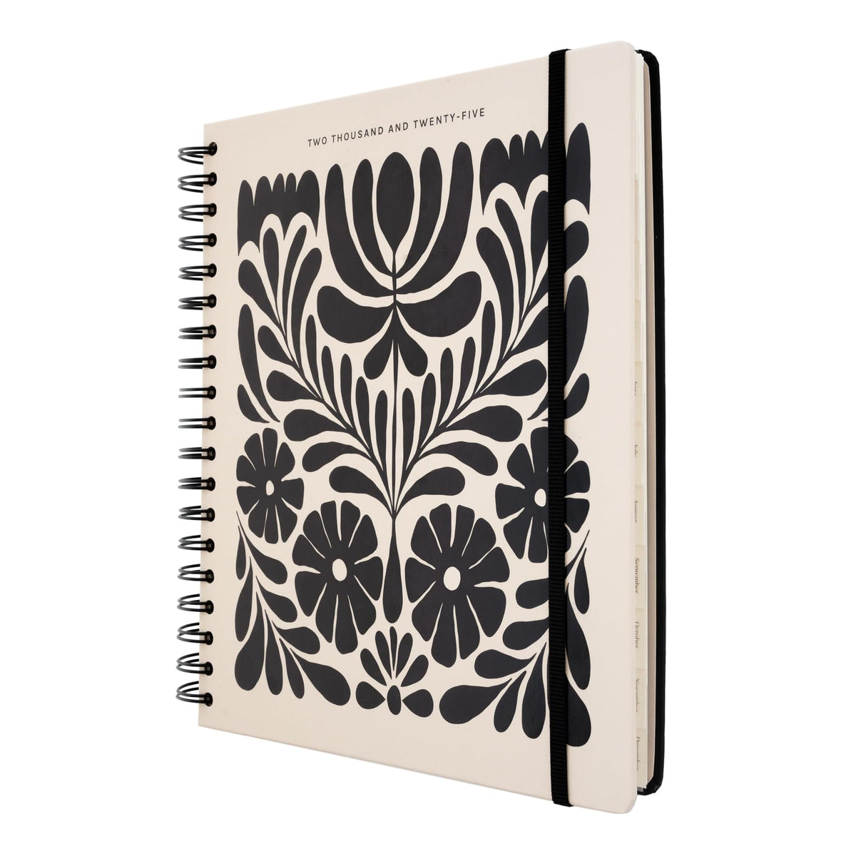 Kokonote Diary 2025 Nordic | Desk Planner 8.3 x 9.8 inches - 21 x 25 cm | Diary Week To View, August 2024 - December 2025 | Stickers & Tabs