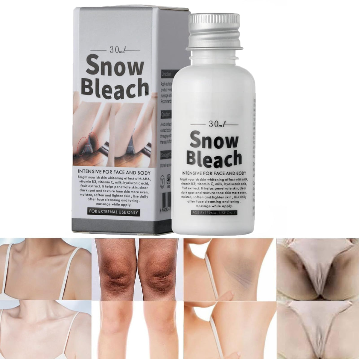 Generic Intimate Area Cream for Dark Skin, Crema Blanqueadora para Partes Intimas, Crema para Aclarar Las Axilas y Partes Intimas, Aclarador de Axilas y Partes Intimas, 30ML / 1Oz (1PCS)