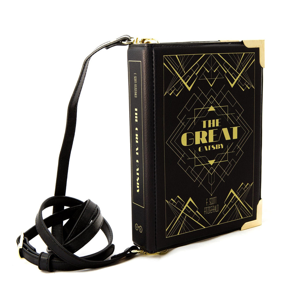 Well Read Co Crossbody Purse Handbag for Book Lovers - The Great Gatsby, Vegan Leather, Large