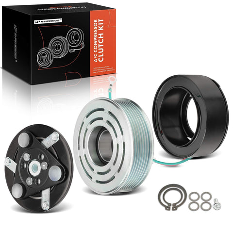 A-Premium A/C Compressor Clutch Kit Compatible with Honda CR-V 2.4L 2007-2015, Civic 2.4L 2012-2014, Acura RDX 2.4L 2007-2012, ILX 2.3L 2013-2015
