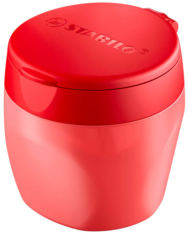 Replaceable Container Sharpener - STABILO Woody 3 in 1 Sharpener - Pack of 1 - Red