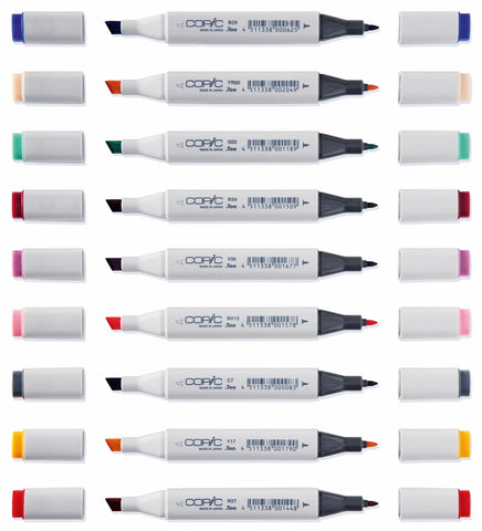Copic Marker 12 Piece Set - Summer Colours