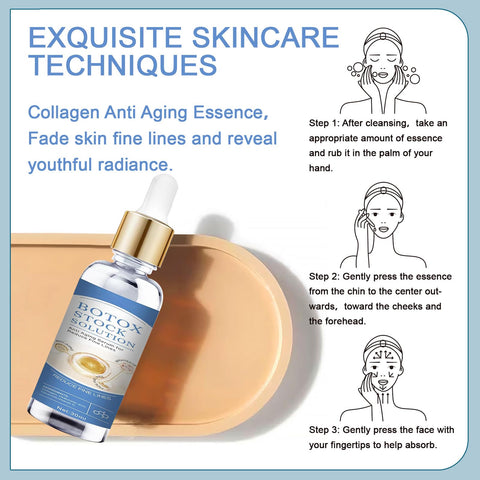 Botox Stock Solution Facial Serum?Botox Face Serum?Botox in A Bottle with Vitamin C & E? Anti Aging & Instant Face Tightening (2PCS)