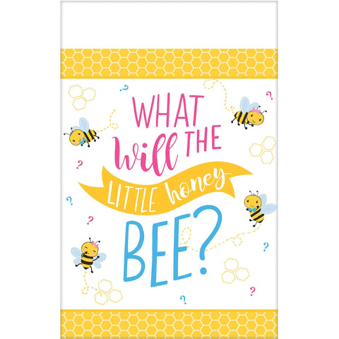 amscan What Will The Little Honey Bee? Paper Table Cover-1pc, 1.37 x 2.43